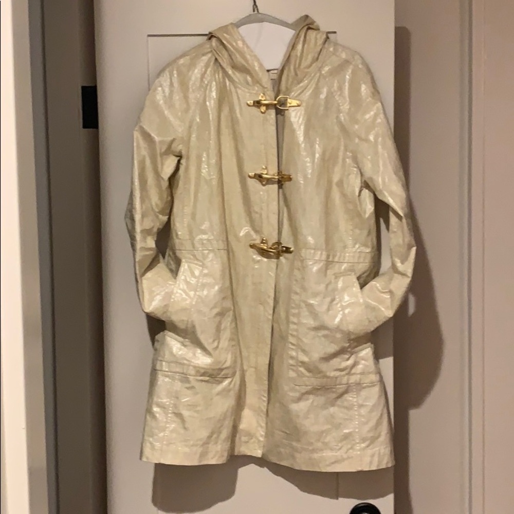 J.CREW Collection TOGGLE RAINCOAT